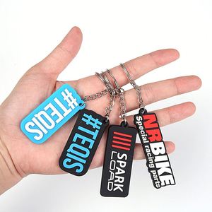 Fabrication de porte-clés en caoutchouc personnalisés avec votre logo, porte-clés en PVC souple, porte-clés mignon avec logo de dessin animé pour cadeaux promotionnels - Product Image 4