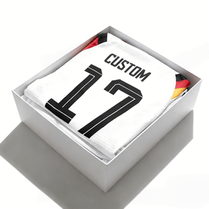 Nieuwe versie nationale team sublimatie voetbaltenues uniformen OEM service geautomatiseerd snijden 100% polyester aangepast logo rechts - Product Image 1