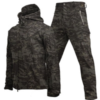 Heren Plus Size Soft Shell Skipak voor Volwassenen, Staande Kraag, Winddicht, Waterdicht, Rits Sluiting, Geweven Snowboardjas en -broek