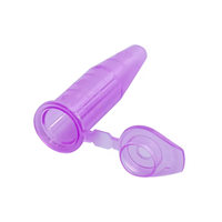Tubes de microcentrifugation jetables de haute qualité en PP de qualité médicale, résistants à la chaleur, à fond conique, plusieurs couleurs - 1,5 ml