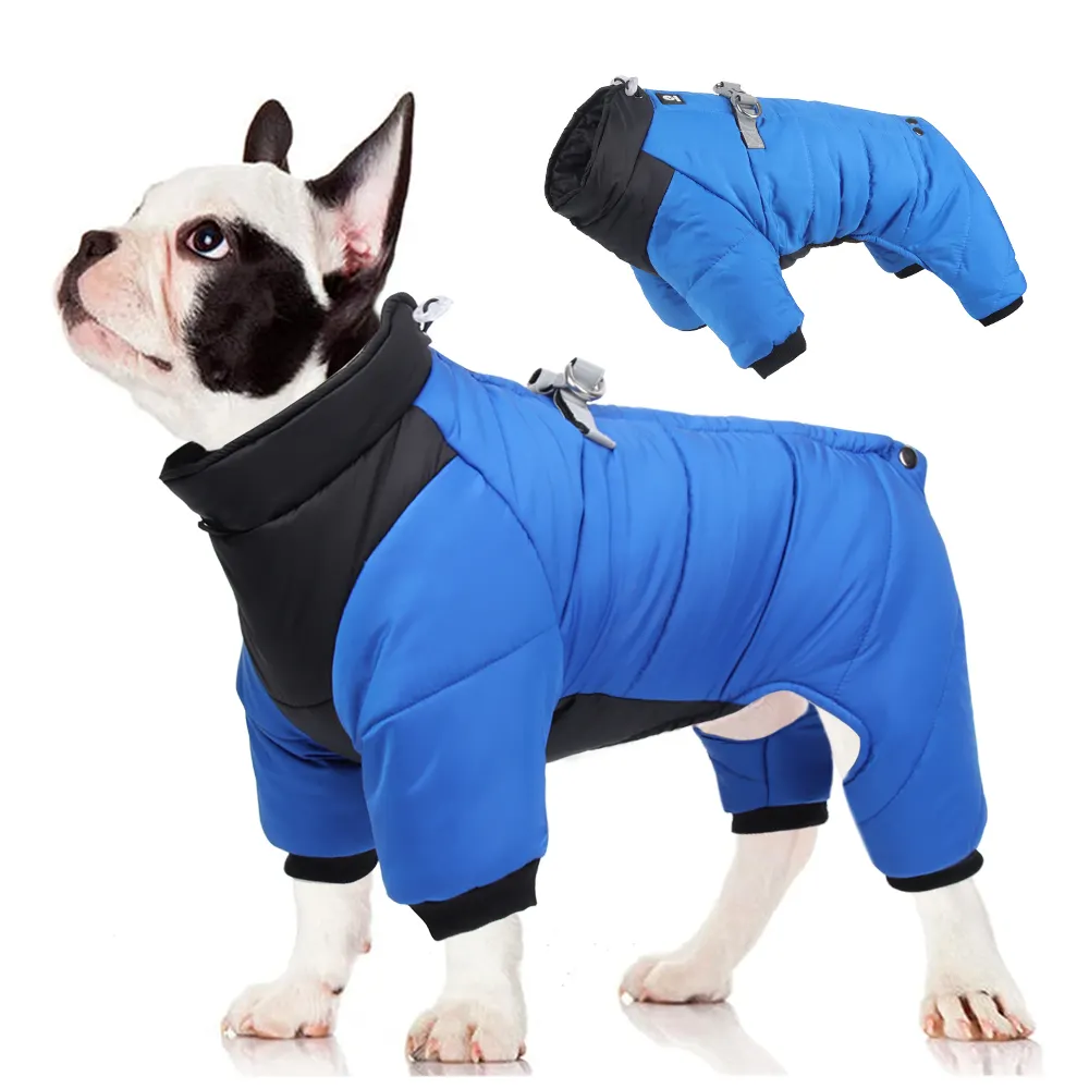 थोक उच्च गुणवत्ता वाले पालतू कपड़े चार पैर वाले कुत्ते गर्म जैकेट वाटरप्रूफ कोट