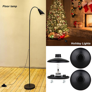 250v EU <b>Plug</b> AC Power Cable with Round Lamp <b>Light</b> Foot Control Switch for Operating Electrical <b>Lights</b>, Fan - Product Image 5