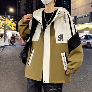 Nouvelles vestes d'automne <span class=keywords><strong>pour</strong></span> adolescents, vestes à capuche amples et tendance, coupe-vent à motifs <span class=keywords><strong>pour</strong></span> les garçons du collège et les enfants plus âgés - Product Image 3