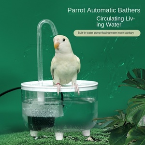 Plateau en plastique automatique Bain d'oiseaux Peaux de pivoine <span class=keywords><strong>Baignoire</strong></span> pour oiseaux Animaux domestiques-Chiens et chats Respirant Caractéristique Boîte d'emballage - Product Image 5
