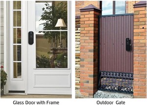 Security <b>Smart</b> Rim <b>Lock</b> Fingerprint Digital Door <b>Lock</b> Manufacturer Waterproof Outdoor Gate R5 High Security Cylinder <b>Lock</b> R5 - Product Image 6