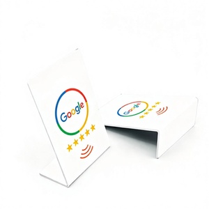 Etiqueta Mini RFID NFC <span class=keywords><strong>de</strong></span> PVC en Forma <span class=keywords><strong>de</strong></span> L al por Mayor, Soporte <span class=keywords><strong>de</strong></span> Exhibición para Pagos en Hoteles, Letrero <span class=keywords><strong>de</strong></span> Mostrador para Promoción Comercial - Product Image 1