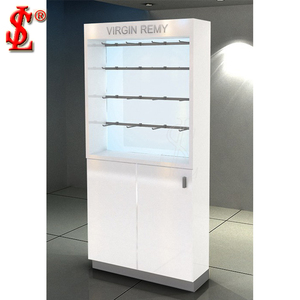 Meilleur design d'étagère de décoration pour salon de coiffure, étagère d'appoint cosmétique, mobilier, présentoir à perruques, éclairage LED pour <span class=keywords><strong>magasin</strong></span> de produits de beauté - Product Image 3