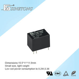 Relé PCB en miniatura Sinetong BS4, potencia de 24 voltios CC, 0,2 W-0,45 W, potencia de bobina, carga de contacto de alta potencia, relé electromagnético de 6 pines - Product Image 3