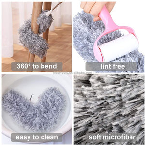3PC Long Manche Extensible <span class=keywords><strong>Chenille</strong></span> Duster Head Lavable Léger <span class=keywords><strong>Plumeau</strong></span> Microfibre Extensible <span class=keywords><strong>Plumeau</strong></span> - Product Image 6