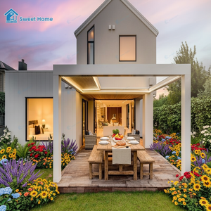 เพอร์โกลามอเตอร์ไฟฟ้าอลูมิเนียมปรับสภาพอากาศได้ SWEET HOME - เป็นมิตรกับสิ่งแวดล้อม ทนทาน ทนต่อสภาพอากาศ เหมาะสำหรับใช้ในสวนหลังบ้าน - Product Image 3