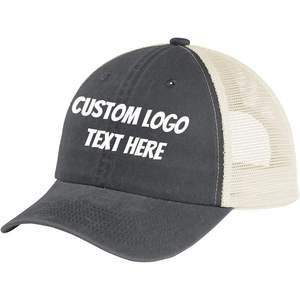 2025 C943 Gorras de béisbol con logotipo cosido personalizado Sombreros de camionero de lavado de playa personalizados - Product Image 3