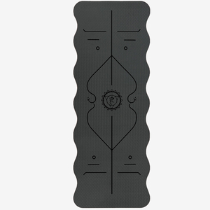 Mới đến hai lớp TPE phòng tập thể dục <span class=keywords><strong>mat</strong></span> chống trượt thiết kế độc đáo tập thể dục tập thể dục <span class=keywords><strong>Mat</strong></span> 6mm TPE <span class=keywords><strong>Yoga</strong></span> <span class=keywords><strong>Mat</strong></span> Thời trang tùy chỉnh hình dạng Logo - Product Image 2