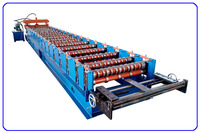 Machine de formage à froid de profilés de toiture IBR CNC utilisant des bobines d'acier