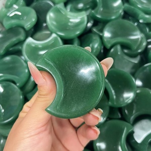 Cuenco de <span class=keywords><strong>luna</strong></span> de Aventurina <span class=keywords><strong>verde</strong></span> artesanal de cristal curativo al por mayor cristal natural pulido cuarzo para decoración del hogar - Product Image 4