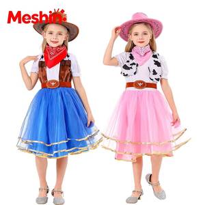 Costume de princesse western pour enfants de haute qualité pour le Nouvel An, robe de cosplay pour filles, performance sur scène - Product Image 1