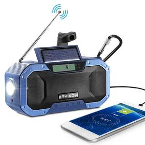 Radio FM Brújula solar Producto más vendido en Ali Teléfono celular Carga 5000mAh BT Camping Música Altavoz Radion con linterna - Product Image 1