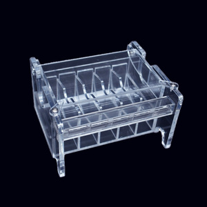 Caja de Almacenamiento de Etiquetas Acrílicas Degao de Varios Tamaños, Dispensador Transparente para 5/10/15 Rollos de Etiquetas para Laboratorio Médico y Hospital - Product Image 4