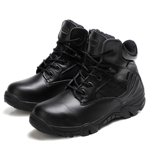 Chaussures de randonnée et d'escalade pour hommes de haute qualité, multifonctionnelles, en cuir véritable, amortissantes, antidérapantes, résistantes à l'usure, pour l'hiver et l'été - Product Image 6