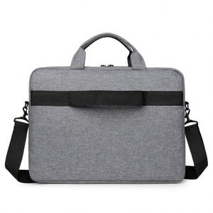 Sac à main pour ordinateur portable unisexe, imperméable, multi-poches, antichoc, en polyester, élégant, pour le bureau, les voyages d'affaires - Product Image 2