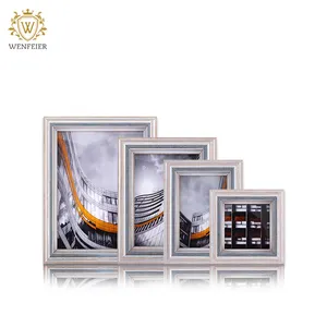 Factory Wholesale Customized Decorative Tabletop Display Face Paper With Or Without Mat Wood Color Picture Photo Frame