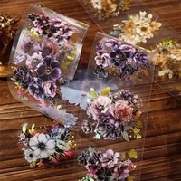Rouleau d'autocollants en PET mat pour journal, impression numérique haut de gamme personnalisée, pour fournitures artistiques et agendas