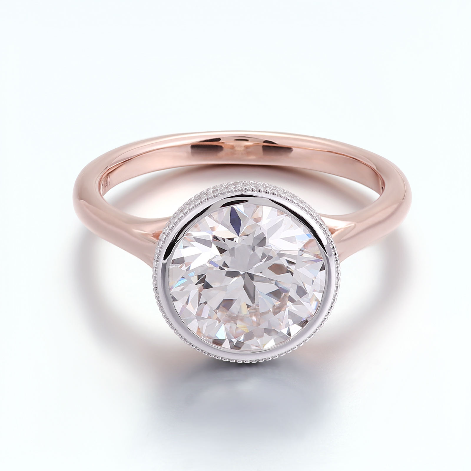 แหวนเพชรแล็บทองแท้ 18K