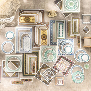 30 unids/pack Material multifuncional Collage borde <span class=keywords><strong>libro</strong></span> <span class=keywords><strong>barroco</strong></span> ventana serie Retro Material papel <span class=keywords><strong>libro</strong></span> base - Product Image 3