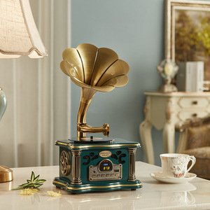 Multi Function Portable Gramophone <b>Speaker</b> With FM Radio For Home Car Use <b>USB</b> TF Card Slot Plastic Material Compact Design - Product Image 2