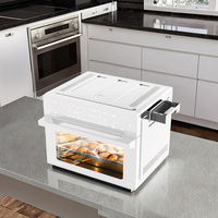 Four à Friture à Air Chaud Électrique Domestique 30L 1800W avec Fonction Vapeur pour la Cuisson – Modèle 2025 à Succès