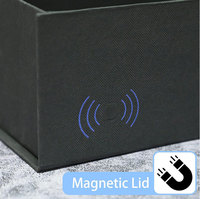 Boîte cadeau pliable de luxe OEM ODM, emballage rigide avec fermeture magnétique, boîte en papier pour parfum, bijoux, vêtements, avec logo personnalisé