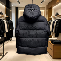 Vestes d'hiver chaudes pour hommes à prix de gros : Doudoune matelassée 2-en-1 BUR avec col intérieur à carreaux classiques