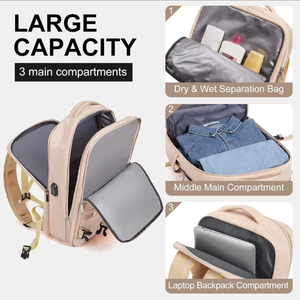 Bán Buôn Nhà Máy 40L Chuyến Bay Đã Được Phê Duyệt Mang Theo Trên Ba Lô Đa Màu Du Lịch Ba Lô Cho Du Lịch Hành Lý Túi Ngoài Trời - Product Image 6