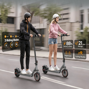 Scooter Eléctrico <span class=keywords><strong>de</strong></span> 500W con Entrega Local en EE. UU., Neumático Sólido Antipinchazos <span class=keywords><strong>de</strong></span> 10 Pulgadas, Plegable, para Adultos, Sin Impuestos, Listo para Usar - Product Image 4