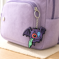 Porte-clés promotionnels personnalisés OEM, impression en relief 2D 3D, logo personnalisé, porte-clés en caoutchouc souple PVC avec crochet et boucle