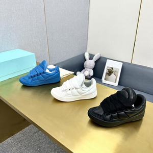 2026 High Quality Luxury Genuine Leather Unisex Designer Sneakers Canvas Trendy Casual Walking Shoes - Product Image 5