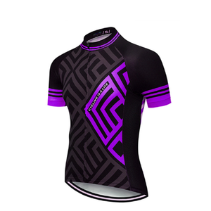 <span class=keywords><strong>Homme</strong></span> Manches Courtes D'été Descente De Vélo De Montagne de Vélo De <span class=keywords><strong>Route</strong></span> De Course Maillot de Cyclisme - Product Image 3