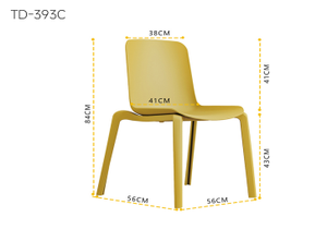 US DELIVERY <b>Stackable</b> PP Restaurant <b>Chairs</b> | Modern Design Commercial <b>Dining</b> <b>Chairs</b> for Home & Apartment Use Ready to Ship - Product Image 2