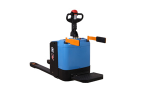 Heli 2 Ton AC <strong>Stand</strong> on Electric Pallet <strong>Truck</strong> off Road Pallet <strong>Jack</strong> Lithium Battery with Platform&amp;Protective Arm Electric Forklift - Product Image 4