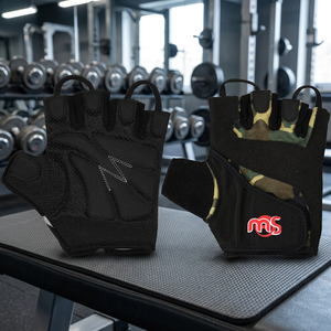 Guantes de Cuero de Medio Dedo para Levantamiento de Pesas, Crossfit y Entrenamientos en Gimnasio, Transpirables, Antideslizantes, Unisex - Product Image 3
