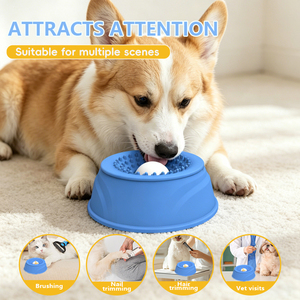 Gamelle anti-étouffement en silicone pour chien, avec fonction d'auto-avance de la nourriture et plaque à lécher - Product Image 5
