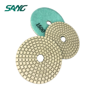 Disques abrasifs en résine humide et sèche SANG <span class=keywords><strong>de</strong></span> 4 pouces, tampons <span class=keywords><strong>de</strong></span> polissage diamantés pour marbre, granit, béton, carrelage, pierre, polisseuse, meuleuse - Product Image 3