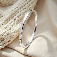 Bague ultra-fine en acier inoxydable de 0,5 mm, minimaliste, empilable, en stock, vente en gros de bijoux