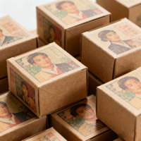 Boîte en carton ondulé épais recyclé écologique avec votre logo et design, boîtes en papier pour produits d'épicerie