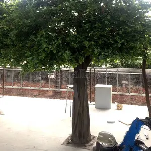 Árbol banian ficus grande anti-UV, árbol artificial decorativo para interior, árboles grandes para exteriores