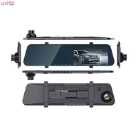 Zimtop Vente en gros Boîte noire de voiture Full HD 1080P Caméra de tableau de bord à double objectif 4.5 "Rétroviseur Caméra DVR de voiture Vision nocturne