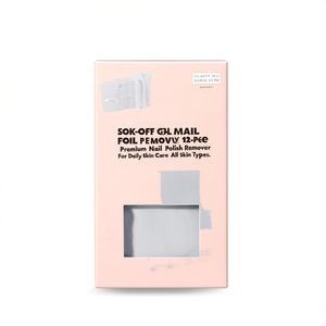 Feuilles de dépose de vernis à ongles en gel Sok-Off, lot de 12, dissolvant de vernis à ongles premium pour les soins quotidiens de la peau, tous types de peau - Product Image 2