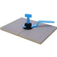 Système de nivellement de carreaux en T couleur personnalisée, outil d'ajustement d'épaisseur 1,5 mm, accessoires pour outils de pose de sol
