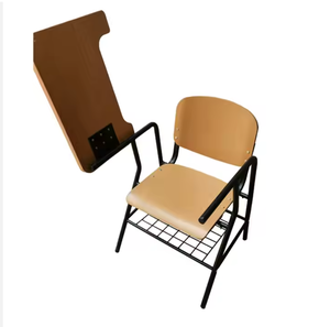 Silla de Escritorio Escolar de Madera Clara de una Pieza con Tablero de Escritura, Ideal para Aulas y Centros de Capacitación - Product Image 5