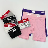 Celana Boxer Pria Dewasa Berkualitas Tinggi, Klasik, Modis, Hip-hop, Unisex, Serbaguna, Katun Murni, Gaya Trendi, Model Kaki Lebar
