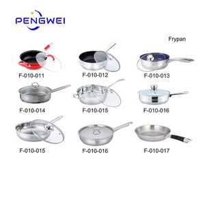 Cocina cocina gas y cocina de inducción <span class=keywords><strong>la</strong></span> sera de utensilios de cocina sartén plana de acero inoxidable sartén antiadherente conjunto - Product Image 2